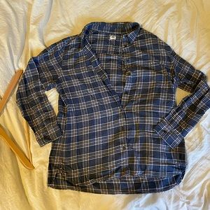 Light navy flannel size XL